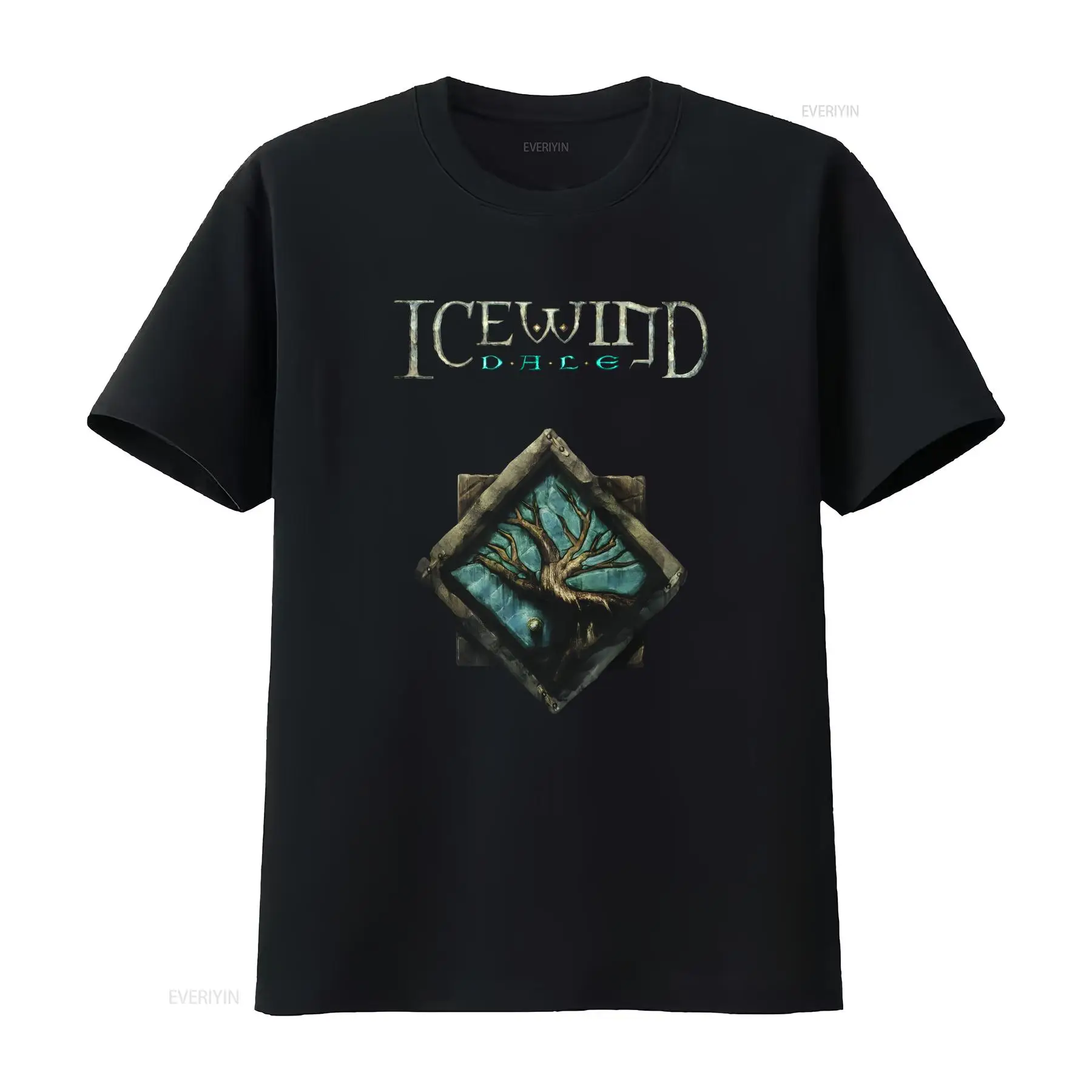 Retro Gaming T Shirt - Icewind Dale Logo Videojuego clásico RPG