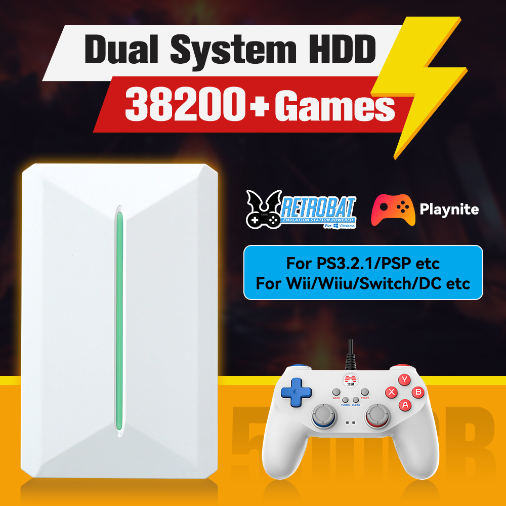 Retro Gaming Kiosk - Retrobat & Playnite System HDD consola