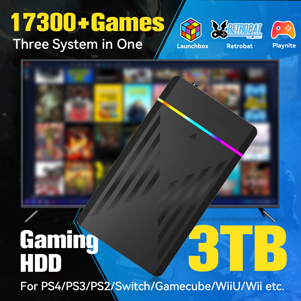 Retro Gaming Kiosk - Consola de juegos Retro portátil HDD