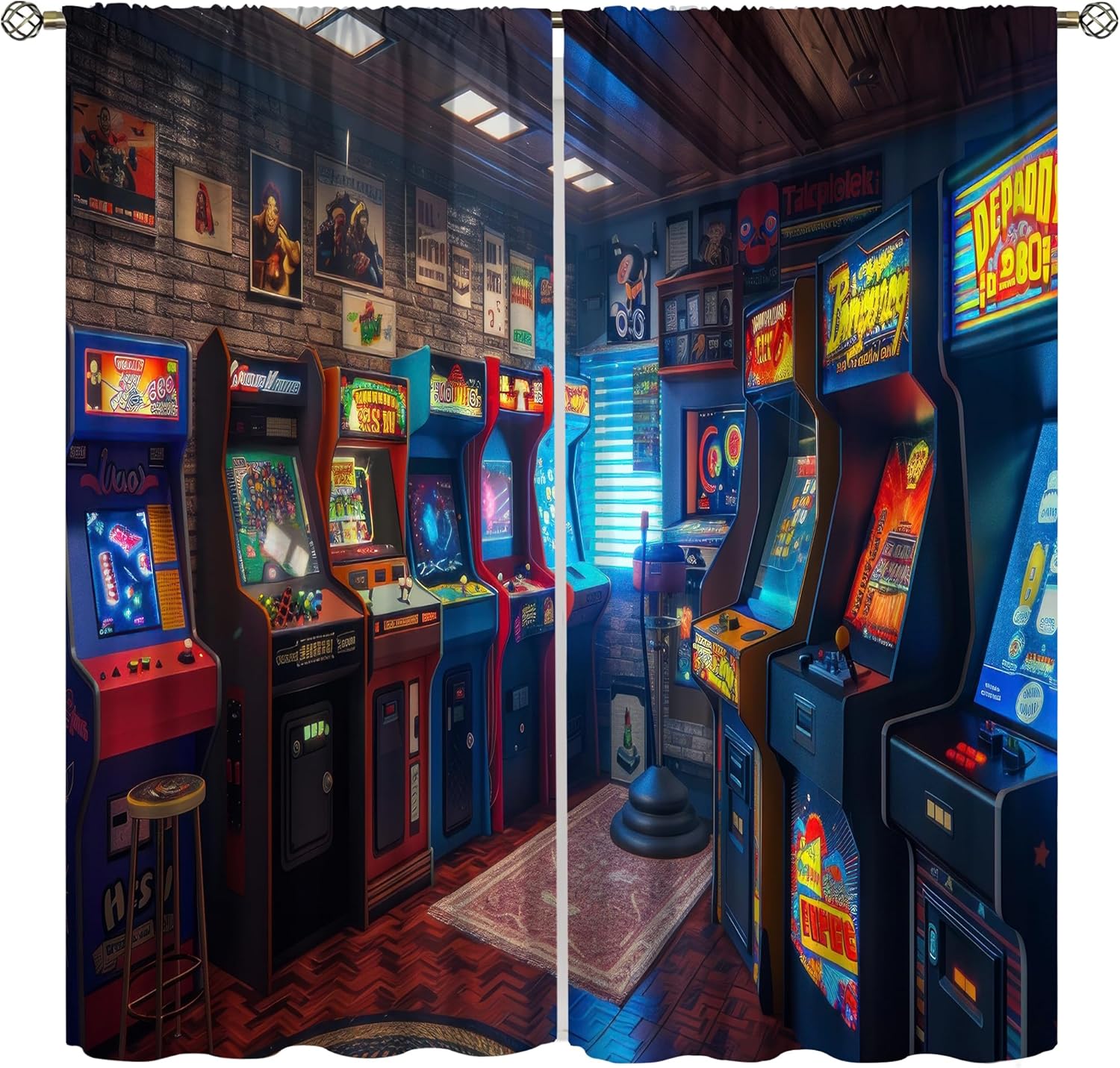 Cortinas opacas estilo arcade  - Retro Gaming Youtube reseña y precio